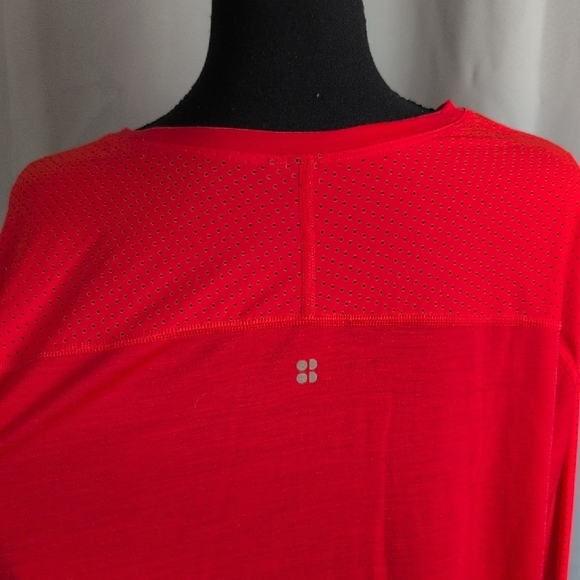 Sweaty Betty Red Long Sleeve Tee. Nwot. XXL - Picture 5 of 11